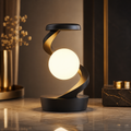 3D Rotating Moon Lamp With Wireless Charging
