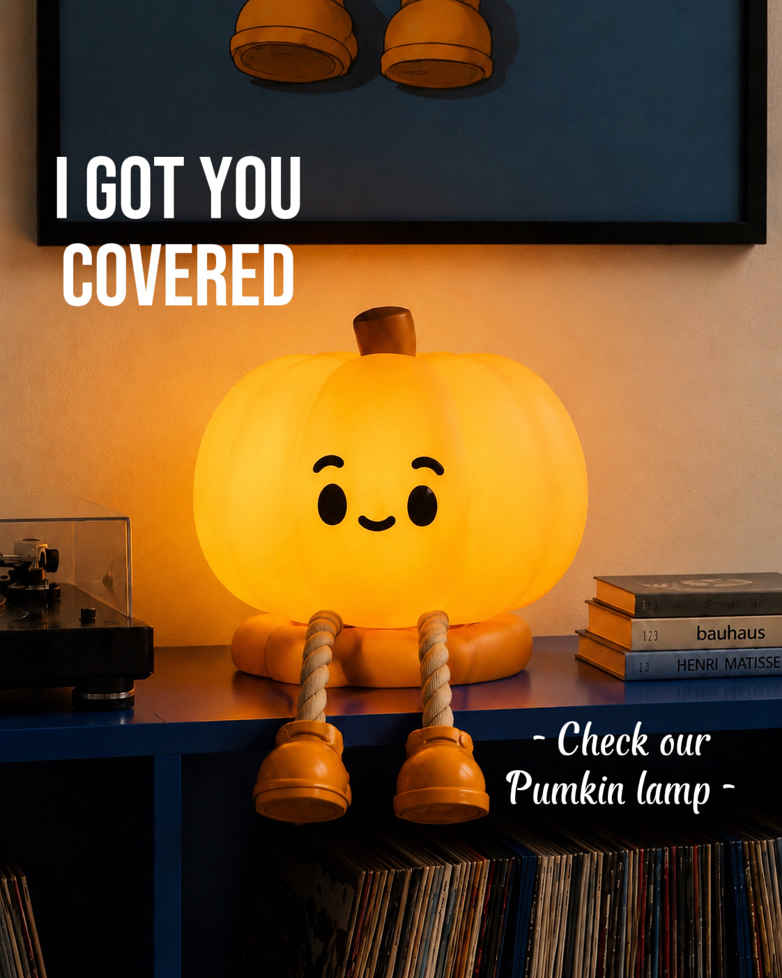 Pumpkin Glow Silicone LED Night Light