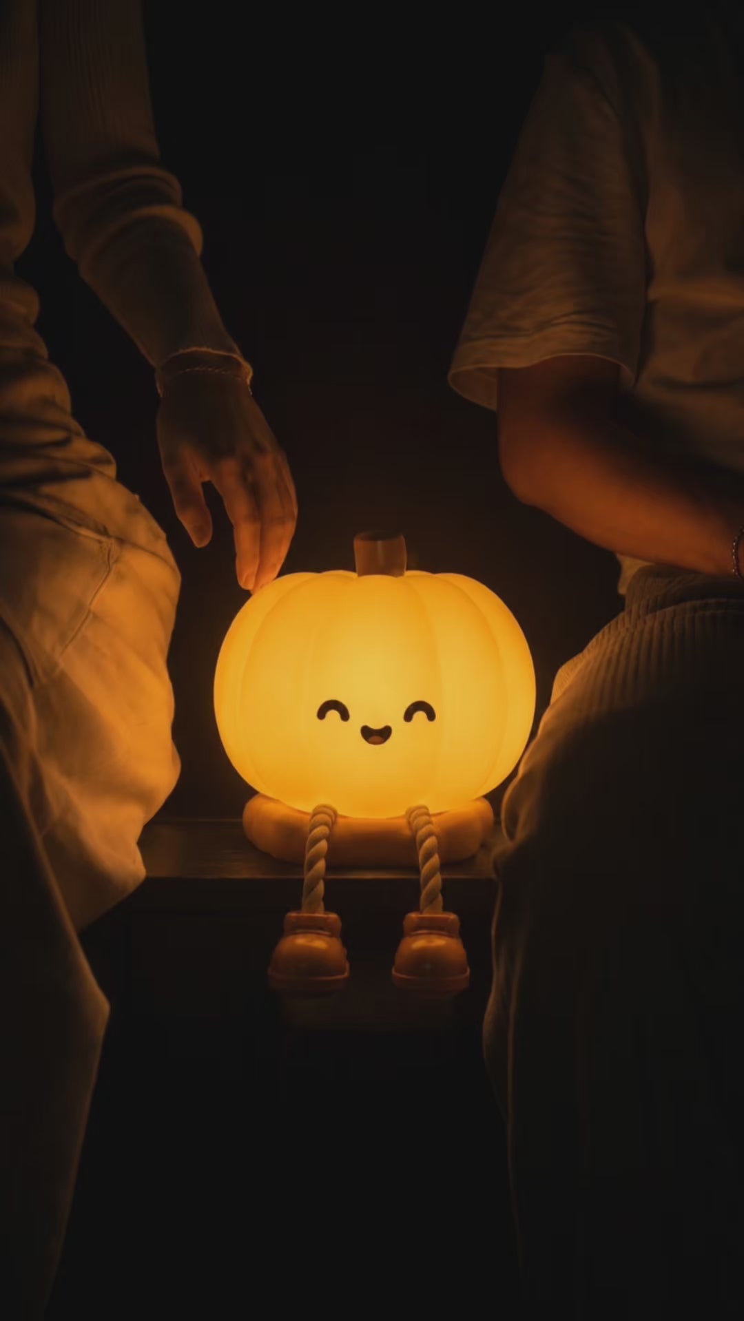 Pumpkin Glow Silicone LED Night Light